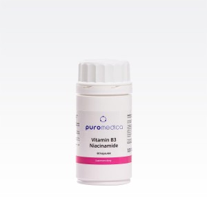 Vitamin B3 Niacinamide 60 kapsułek