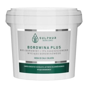 SULPHUR Borowina PLUS, Maska do ciała i okładów 1000g