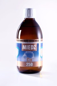 Nano Miedź koloidalna 300ml 250Cu